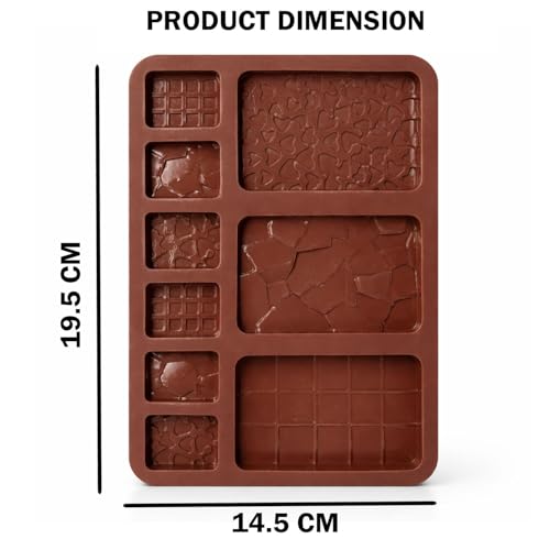 Image of Signamio 9 in 1 Chocolate Mould - Multiple Size Chocolate Mould Silicone for Crafting - Versatile Chocolate Silicone Mould for Baking and Decorating
