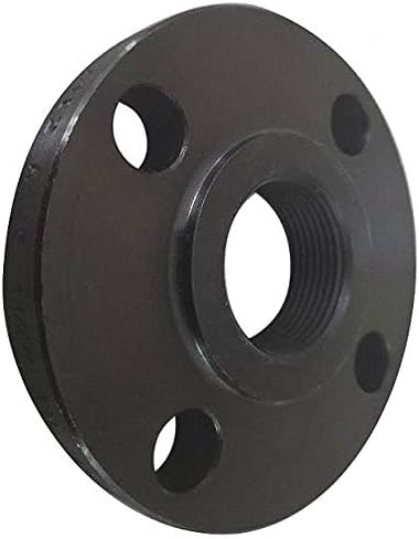 1-1/4" NPT Black Steel Threaded Flange