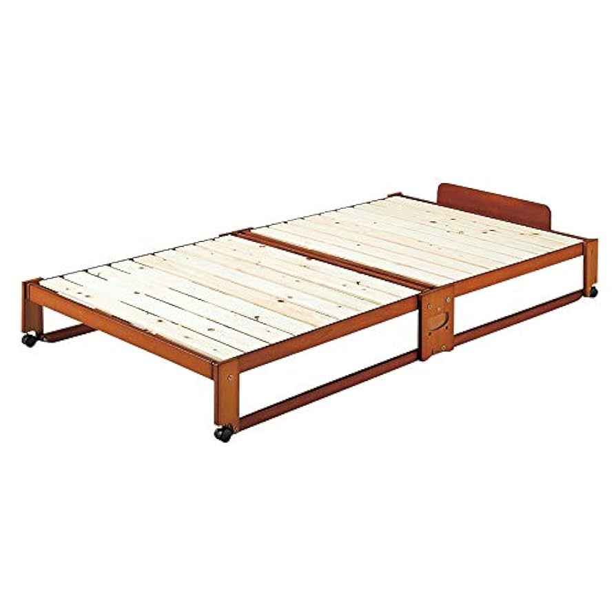 すのこベッド　シングル　組み立て式　高さ調節　dinos購入 折りたたみ式ひのきすのこベッド シングル 通販 - ディノス