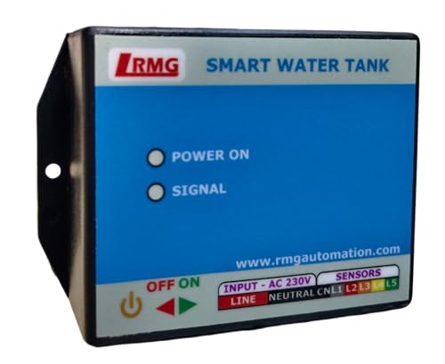 Image of IoT Wi-Fi Smart Water Level Indicator for Tanks | Mobile App Control, 5-Level Display, Buzzer Alerts