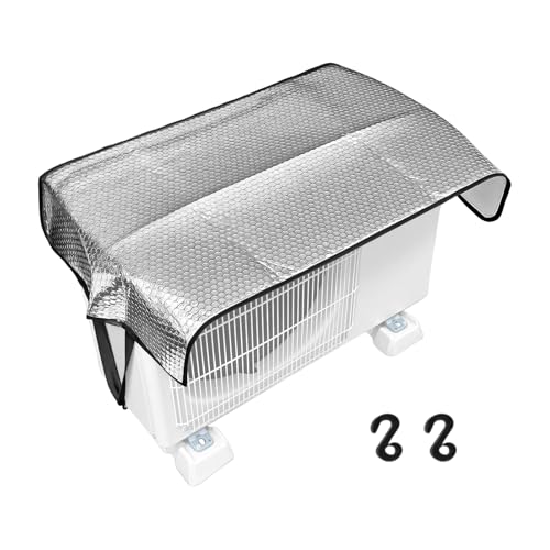 Housses d'unité CA d'extérieur | Abat-jour thermique isolé, résistant intempéries et UV pour jardin, résidentiel, été, cour, piscine, camping-car,...