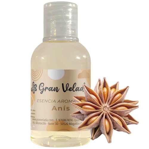 Esencia Aromática de Anís 1 Litro | Fragancia Dulce y Especiada para Perfumes, Jabones, Velas y Cosméticos Caseros. Aroma Intenso y Versátil.