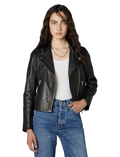 AllSaints Women's Leather Dalby Biker UK 16/US 12