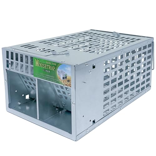 Ogetok Humane Rattenfalle Käfig, Multi-Catch-Live-Maus-Käfigfalle für den Innen- und Außenbereich, Keine Tötung, kein Schaden, sicherer Fang, Wiederverwendbare effektive Fang-Mausefalle für Mäuse