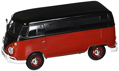 Motor Max 1:24 Volkswagen Type 2 Delivery Van Negro Rojo