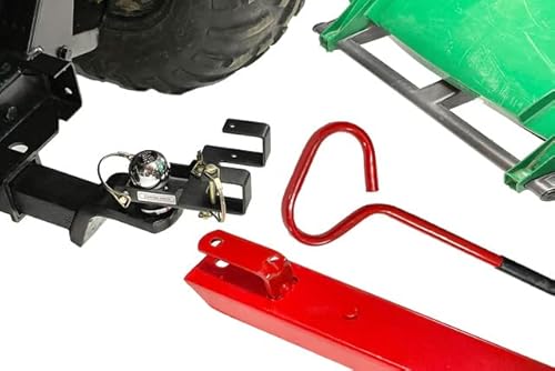 Garbage Commander Combo Hitch, Haul Pin Hitch, Handled Lawn And Garden Equipment, Or Wheeled Garbage Cans #TOP2