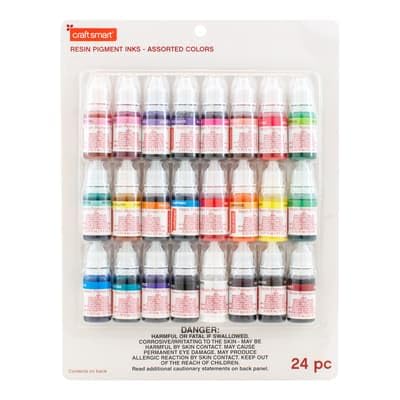 Amazon.com: 24ct Color Resin Pigment Ink Set by Craft Smart®