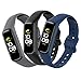 MIJOBS 3 Pezzi Cinturini Compatibili con Samsung Galaxy Fit2 Cinturino di Ricambio in Silicone Cinturino Sportivo Compatibile con Samsung Galaxy Fit 2 Braccialetto