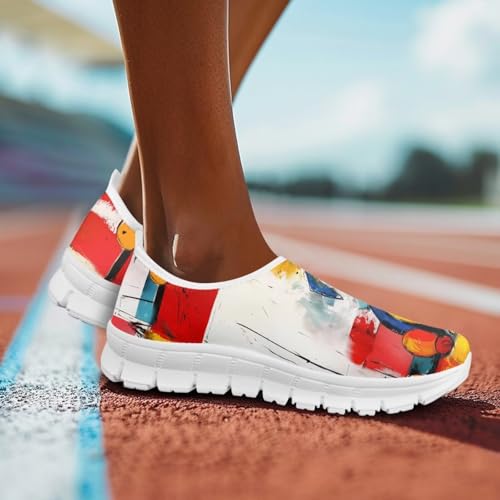 Image of Jeiento Cute Dog Women's Casual Slip On Shoes Loafers Sneakers for Women