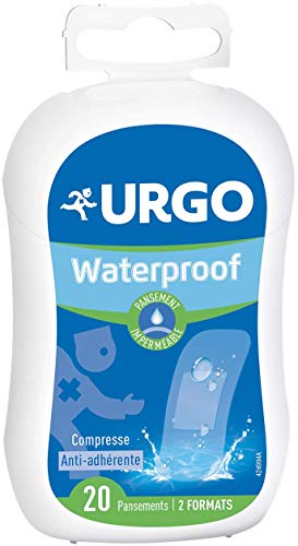 Urgo - Pansement Waterproof - Imperméable Compresse anti-adhérente - 2 formats - 20 pansements