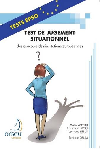 Télécharger Test de jugement situationnel des concours des institutions européennes Livre eBook France