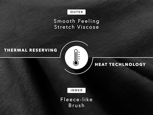 Men's Long Johns Thermal Underwear | Fleece Lined Base Layer Bottoms- 3 Pack4