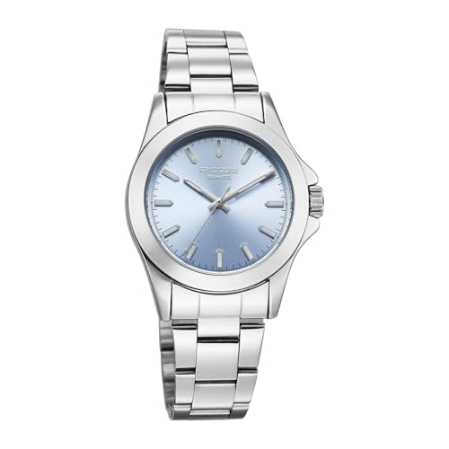 Image of Sonata Poze 8 Quartz Analog with Lt. Blue Dial IPS Stainless Steel Strap Watch for Men - SP70105SM01W