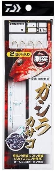 Amazon | ダイワ(DAIWA) 快適船仕掛け 胴突 ガシラ・カサゴ2本針2