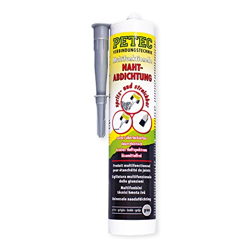 Preisvergleich Produktbild Petec 94131 Multifunktionelle Nahtabdichtung, 310 ml, Grau