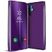 Produktbild Conie MF11473 Mirror Flip Kompatibel mit Huawei P30 Pro, Mirror Case Hülle Standfunktion Spiegel Effekt Flip Cover One Touch Bedienung für P30 Pro Bookcover Violett