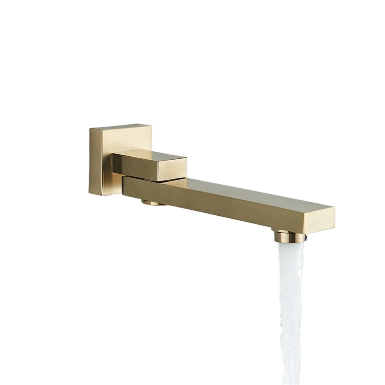 Rubinetti per Vasca da Bagno a Parete, Rubinetto per Doccia in Ottone Cromato/Bronzo Nero, beccuccio Girevole per Vasca da Bagno a Parete, Accessori per Il Bagno (Colore 3)