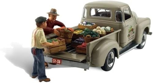 Autoscene Paul's Fresh Produce Pickup Truck con figuras Escala HO Woodland Scenics