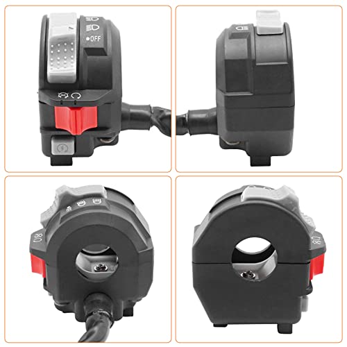 M MATI Start Stop Headlight Switch & Ignition Key Switch for Yamaha Raptor 700 YFZ450R YFZ450X 2009-Up 1S3-83973-11-00 1S3-83973-10-00 4SH-82510-01-00