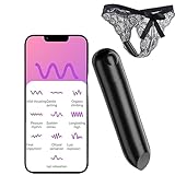 APP Remote Control on Phone Massager Panties, for Bluetooth Remote Connection Mini Female Massager, Waterproof Bullet Massager, Quiet Massager, Ladies Gift for Her