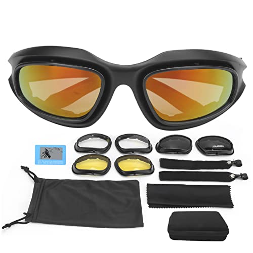 Weojeviy Gafas de Sol Deportivas para Hombres Y Mujeres, Gafas Militares para Exteriores, Protección UV400, Gafas de Sol Antiimpacto, Gafas para Ciclismo, Conducción, Pesca