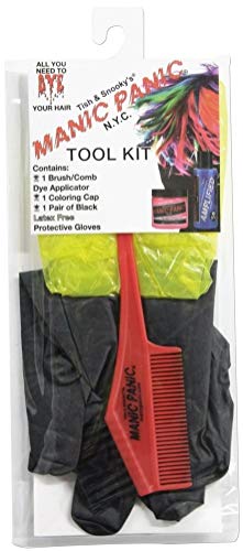 Manic Panic Hair Dye Tool Kit Brush Gloves And Cap