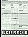 Nurse Report Sheet Notebook: Nurse Brain Sheets For Multiple Patients Recording | Log Book for Organizing Notes Shifts and Giving Receiving Report | Nurse Appreciation Gifts for Women and Men