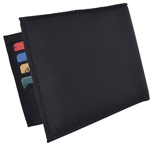 Nylon Boys Slim Thin Bifold Credit Card ID Holder Wallet Men's4