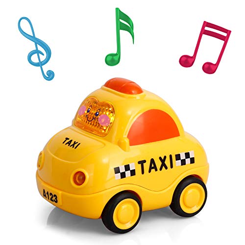 Mallya Toy Cars, Pull Back Cars for Kids Push and Go Vehicles Toys Friction Powered Car Toys Christmas Birthday Gift for 1, 2, 3 Years Old Boys and Girls (4 Pcs)