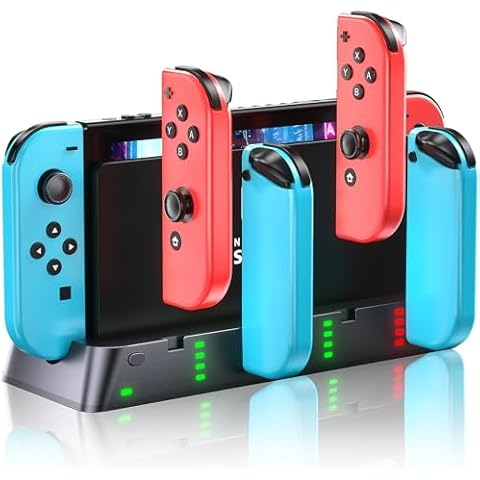 Wenocally Switch Controller Charger Dock for Joy-cons Cover