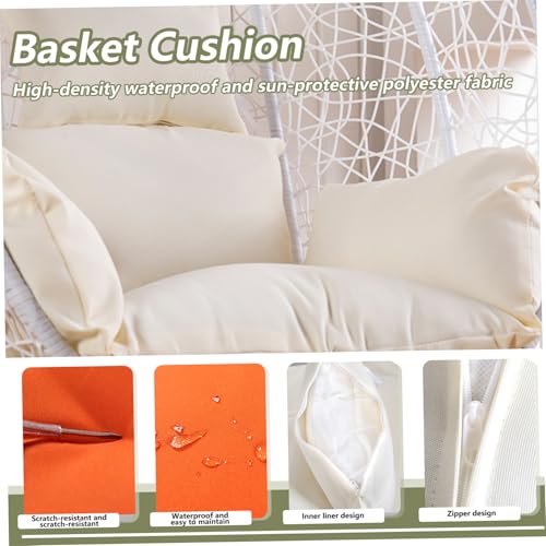 Coussin pour fauteuil suspendu imperméable avec fermeture éclair lavable en machine