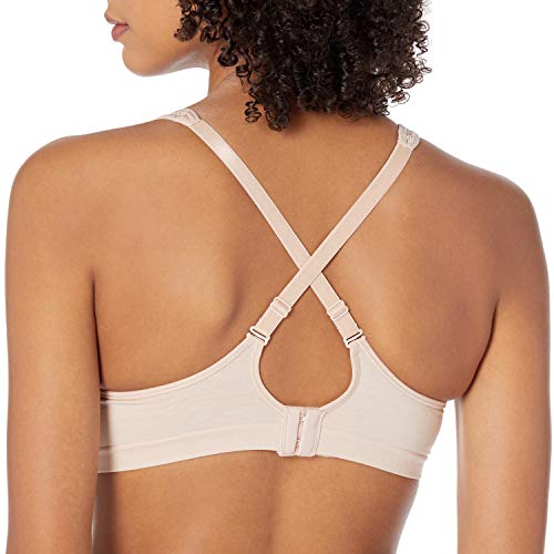 Image of Hanes Womens Perfect Coverage Wireless Seamless T-Shirt Bra, ComfortFlex Fit, Smart Sizes