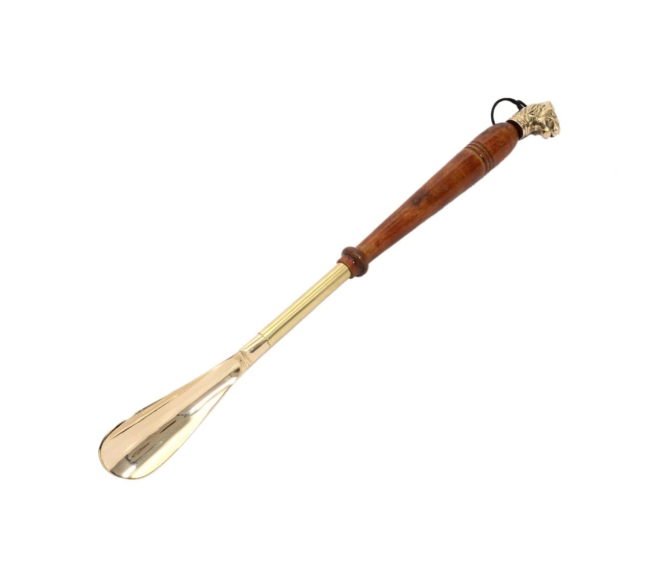 Skywalk Metal Solid Brass Shoe Horn with Wooden Handle and Brass Horse's Head - Review, Price and Buying Guide