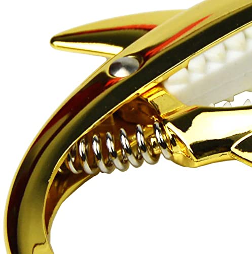 Hm Vicyy Capodastre Requin Capo de Guitare en Alliage de Zinc Capodastre pour Guitare Acoustique et électrique… - Les Beatles, Paul McCartney, John Lennon, RIngo Starr, George Harrison Hm Vicyy Capodastre Requin Capo de Guitare en Alliage de Zinc Capodastre pour Guitare Acoustique et électrique… – Image 5