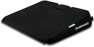 iHealthComfort Portable Wedge Seat Cushion Orthopedic Memory Foam Wellness Cushion bene171218