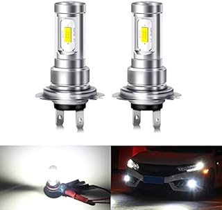 OPP ULITE H7 Led Fog Light Bulbs, High Power 80W Super Bright 6000K Xenon White 2000 Lumens Waterproof Replace for Driving Daytime Running Lights DRL or Fog Lights -2PCS (V13)