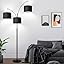 Matte Black-Black Linen Shades Matte Black-Black Linen Shades