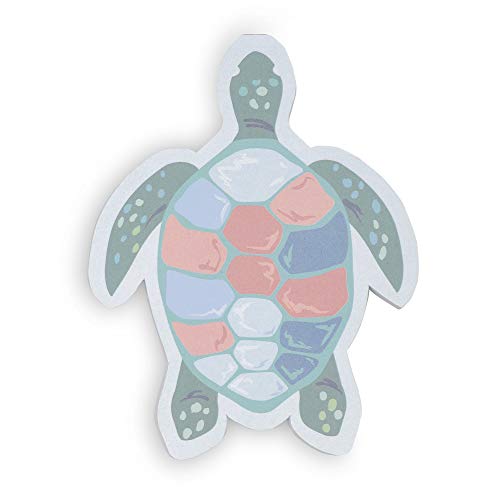 Vera Bradley Shaped Notepad with 100 Pages, Shore Thing (turtle)