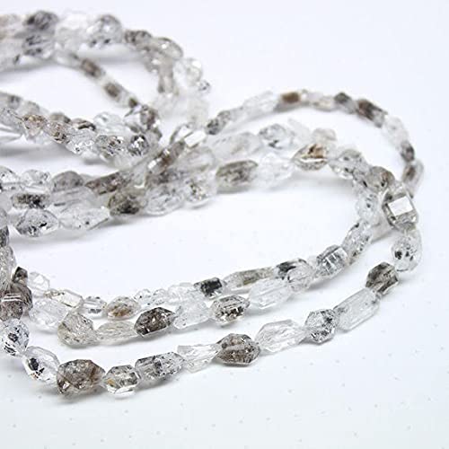 Perles Herkimer diamond quartz pour créer vos bijoux de lithothérapie et bien-être