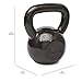 Amazon Basics Cast Iron Kettlebell, 50 Pounds, Black