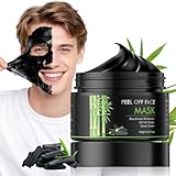 OUPEICHARM Blackhead Remover Mask for Women & Men, Bamboo Charcoal Peel Off Black Masks,Oil Control Deep Cleansing,for All Skin Types（4.23OZ）