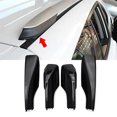 Cache embout de rail de toit en ABS noir résistant pour RAV4 2001-2006 - 3
