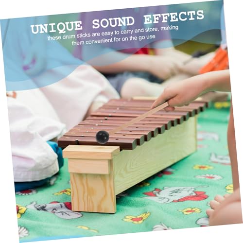 Baquetas para Tongue Drum con paño de limpieza, instrumento acústico único para meditación al aire libre, yoga y actividades de relajación y atención plena miniatura 4