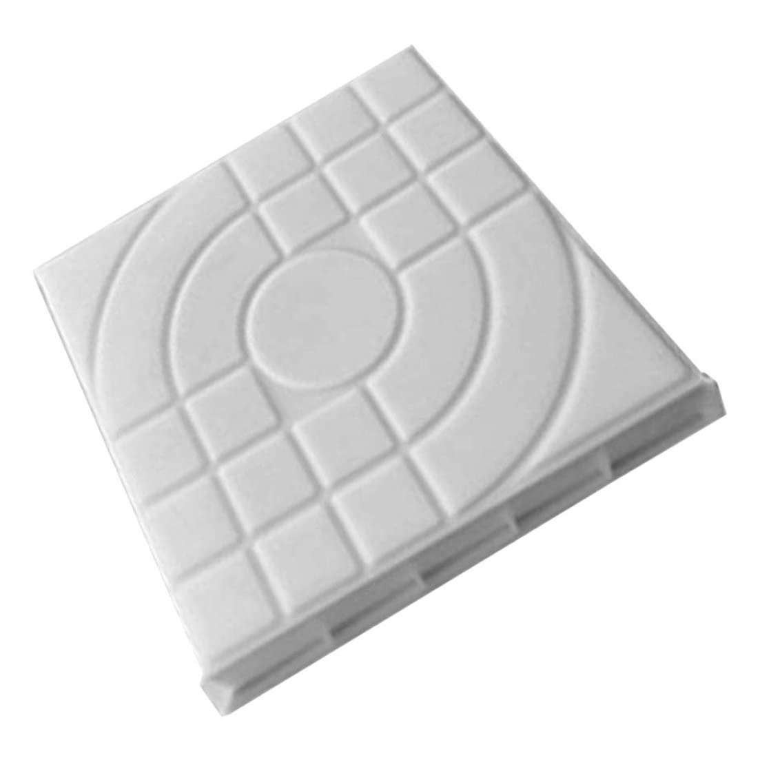 Sehoangd Garden Pavement Mold DIY Manually Pathmate Moulds Plastic Brick Stone Concrete Mould White Paving mold