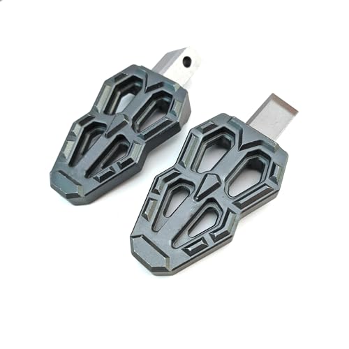 Fußrasten Für Benelli BN TNT Für Huanglong 600 300 Für Sapphire 302 Fußpedal Vorderes Hinteres Fußmattenzubehör(Hinten Titan)