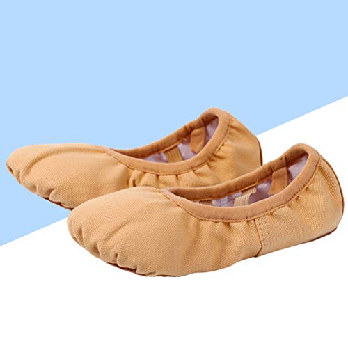 EXCEART Sapatos de Prática de Dança Sapatos de Balé de Ioga para Mulheres (Tamanho Marrom Claro 45 2