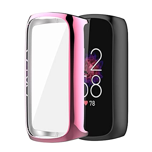 2 Fitbitp Luxep P[X bLTPU \tgJo[ 6FI SOOYEEH veN^[Jo[ ϏՌ ^ y EȒP tBbgrbgp Luxep یP[X ANZT[ (sN)