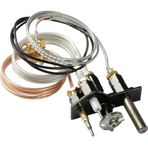 69L17 69L1701 J4117 904405 108084-02 Natural Gas Pilot Assembly Direct Vent Fireplace Kit 10002265 Compatible with Lennox Elite IHP Serefina Superior Astria Replacement Part with Flame Sensor Cover