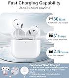 Wireless Charging Case Compatible with AirPods 4, Replacement Case for AirPods 4, Bluetooth Pairing Sync Button, Includes Gray Microfiber Cleaning Cloth, Earbuds Not Included(USB-C Port) - Image 4