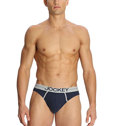 Image of Jockey Men's Cotton Modern Brief (Colour May Vary, Small) - Pack of 2